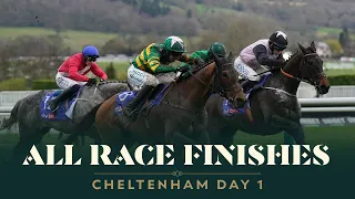ALL RACE FINISHES FROM DAY 1 OF THE CHELTENHAM FESTIVAL 2024