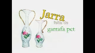 jarra e ânfora de garrafa pet super fácil