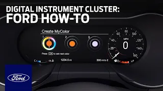 Mustang Digital Instrument Cluster with MyColor® | Ford How-To | Ford
