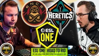 🇫🇮 ENCE vs 🇫🇷 Heretics BEST MOMENTS - Nuke - ESL One: Road to Rio 2020