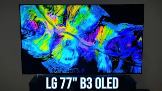 LG 77" B3 OLED WebOS TV - Unboxing, Setup & Overview