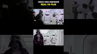 Darth Vader's Voice Original vs Film #shorts #starwars