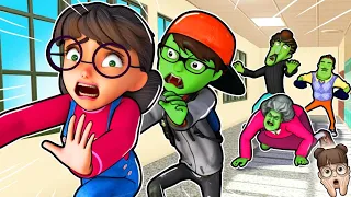 Zombie In School!!! - Nick Rescue Tani - SCARY TEACHER 3D | Layla Reactions 3D