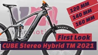 First Look: CUBE Stereo Hybrid Trailmotion 2021 E-MTBs