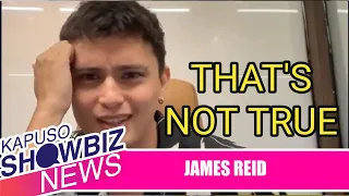 Kapuso Showbiz News: James Reid denies breakup rumor with Issa Pressman