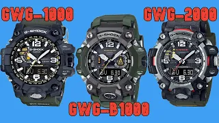 G-Shock's Official Ads Comparison For the GWG 1000 vs GWG 2000 vs GWG B1000