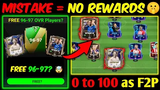 How to get 97 OVR Players in FC Mobile - 0 to 100 OVR as F2P Series [Ep13]