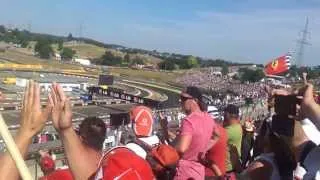 F1 2013 Hungary - the last lap