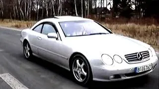 Mercedes Benz CL500 V8 Sound Acceleration Berlin Action Video C215  Kickdown Exhaust Auspuff ESD V12