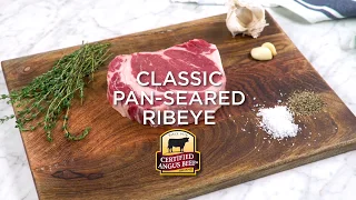 Classic Pan-Seared Ribeye | Cast Iron Recipe