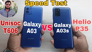 Samsung Galaxy A03 vs Galaxy A03s Speed Test Comparison?