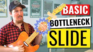 BOTTLENECK SLIDE GRUNDLAGEN in Standard Stimmung | Tipps & Tricks zu Technik, Akkord- & Melodiespiel