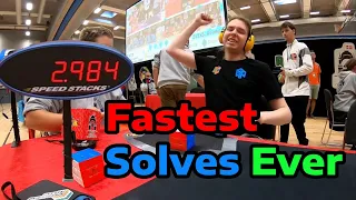 Top 20 FASTEST Rubik's Cube Solves of ALL TIME!