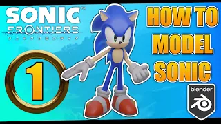 Sonic the Hedgehog 3D Model [Blender Modelling Tutorial][Part 1:Shoes]