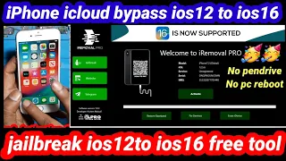 iphone icloud bypass ios12 to ios16 with Network | iphone jailbreak tool 5s,6,6s,6+,7,7plus,8,X tool