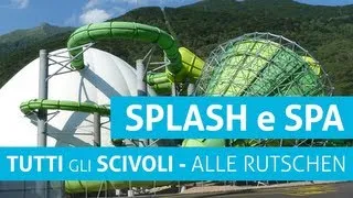 Splash e Spa Tamaro - Tutti gli scivoli || all waterslides Onride POV