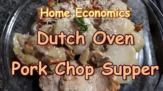 Home Ec Dutch Oven Pork Chop Supper