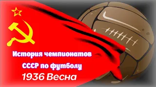 История чемпионатов СССР по футболу 1936 (весна)