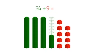 Make a ten to add a two-digit number and a one-digit number. Grade 1