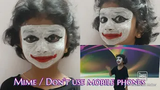 Mime / Don't use mobile phones