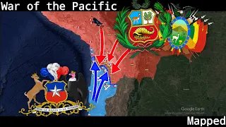 War of the Pacific Everyday using Google Earth