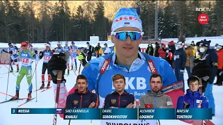 Biathlon World Cup 21-22, Race 16, Ruhpolding, Relay, Men (Norwegian commentary)