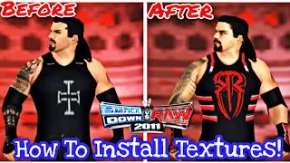 How to install/Change textures in SVR11 PSP | BK WWE