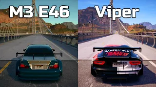 NFS Payback - BMW M3 E46 vs SRT Viper - Drag Race