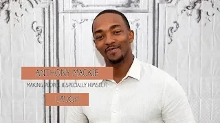 anthony mackie making people (and himself) laugh