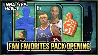 Открытие пакета "Избранное" 87 поклонников OVR! | NBA LIVE Mobile 21 S5 Избранное фанатов