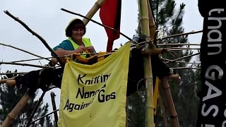 Knitting Nanna arrested at CSG blockade: Doubtful Creek 7 February 2013