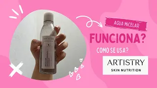 AGUA MICELAR DE ARTISTRY | BENEFICIOS Y CÓMO SE USA - lauralau19