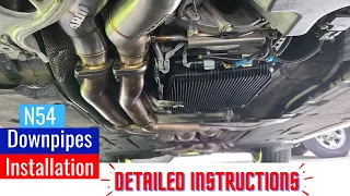 BMW N54 Downpipe Install | 335i, 135i, 1M | *Detailed Instructions*