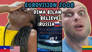 REACTION TO Dima Bilan - Believe (Russia 🇷🇺 Eurovision 2008) | FIRST TIME HEARING BELIEVE