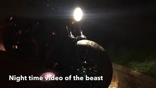 The beast at night. Sportster 48