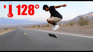 SKATING THE HOTTEST PLACE IN AMERICA (DEATH VALLEY)