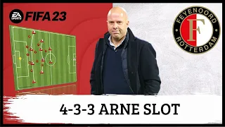 Arne Slot 4-3-3 Feyenoord FIFA 23 |Tácticas|