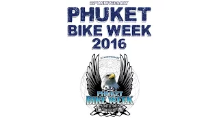 Phuket Bike Week 2016 promo