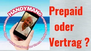 Prepaid oder Vertrag ❓