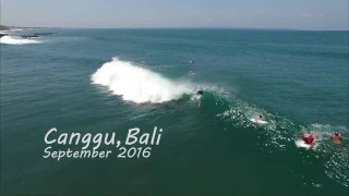 Canggu Bali drone surf video