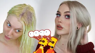 5 MIN Fix To Remove Yellow Bleached Hair INSANE RESULTS  | Evelina Forsell