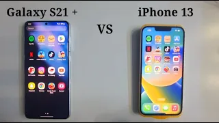 Samsung s21 Plus VS iPhone 13 in 2022 || Speed Comparison