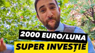 2000€ / lună venit pasiv! Super Investiție!