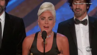 Lady Gaga's Acceptance Speech for Best Original Song | Oscars 2019