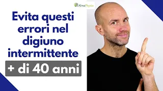 Evita questi errori nel digiuno intermittente se hai più di 40 anni