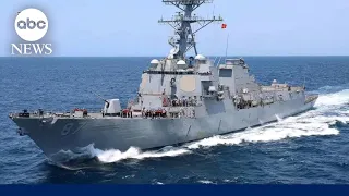 Ballistic missiles fired toward US Navy ship in Gulf of Aden