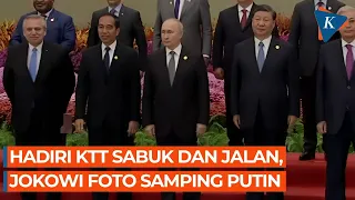 Jokowi dan Xi Jinping Apit Putin Saat Foto Bareng di Beijing, China