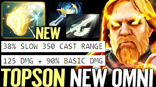 🔥 TOPSON NEW OMNIKNIGHT Mid — NEW BASIC SKILL Hammer of Purity 38% Slow 90% Dmg Dota 2 Pro