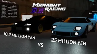 Is the GT40 Worth it or is the Testarossa a better option? | MIDNIGHT RACING TOKYO. [ROBLOX]