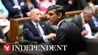 Live: Rishi Sunak faces Keir Starmer over Partygate and inflation at PMQs